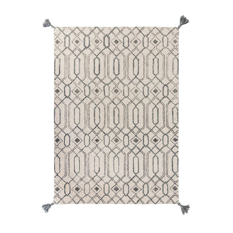 Teppich Modern - Nappo Piedro Creme Grau