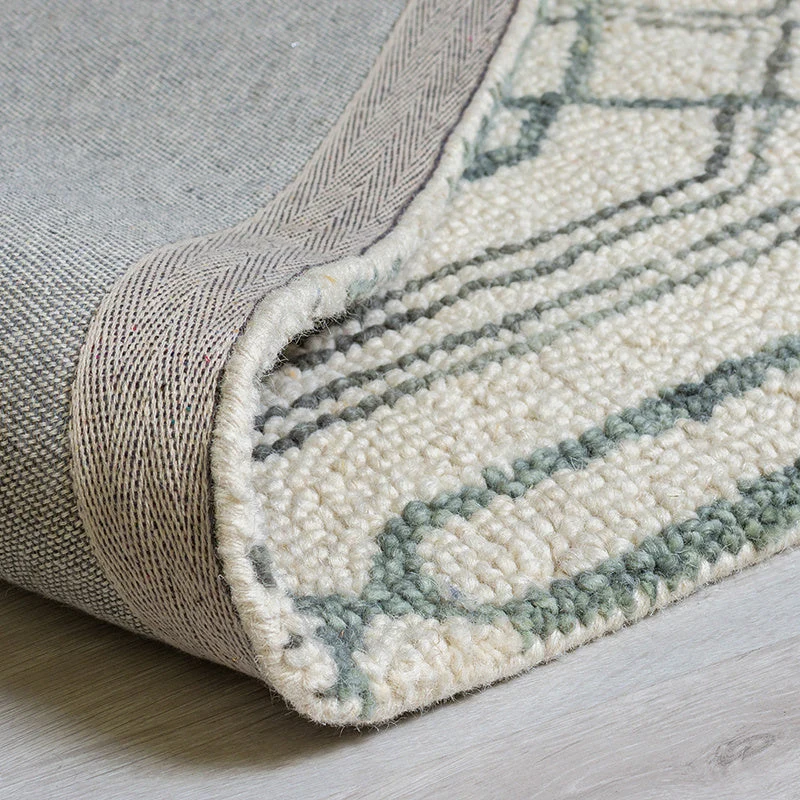 Teppich Modern - Nappo Piedro Creme Grau