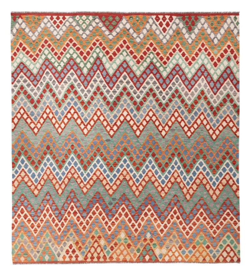 Kelim Maimene Teppich 263x285cm - bunt