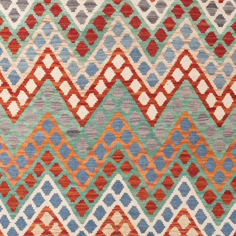 Kelim Maimene Teppich 263x285cm - bunt