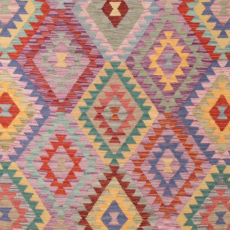 Kelim Maimene Teppich 242x304cm - bunt