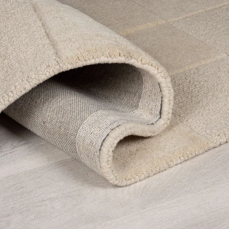 Moderner Teppich - Mozo Checkerboard Beige