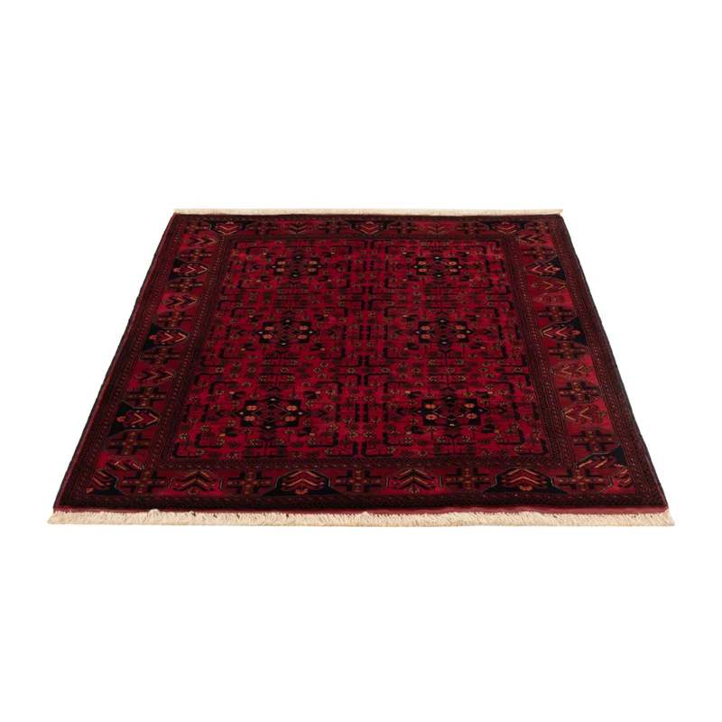 Afghan Teppich 100x147cm - Orientteppich - rot