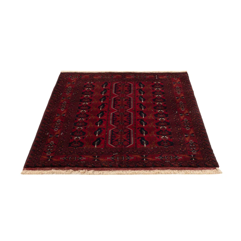 Afghan Teppich 99x147cm - Orientteppich - rot