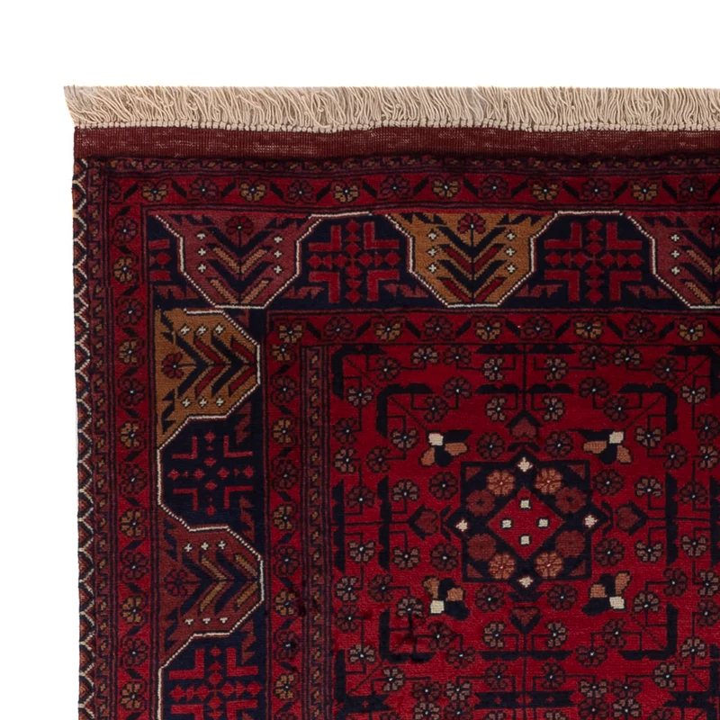 Afghan Teppich 100x147cm - Orientteppich - rot