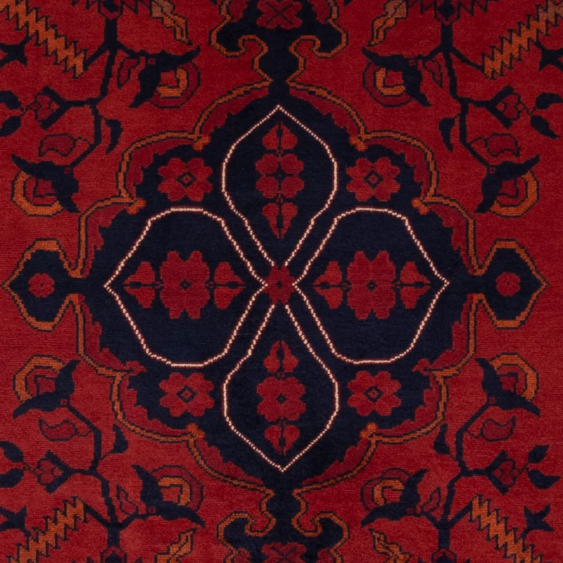 Afghan Teppich 97x150cm - Orientteppich - rot