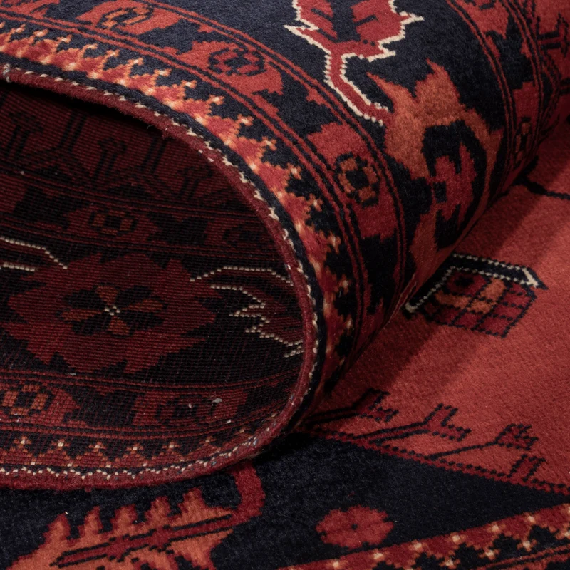 Afghan Teppich 97x150cm - Orientteppich - rot