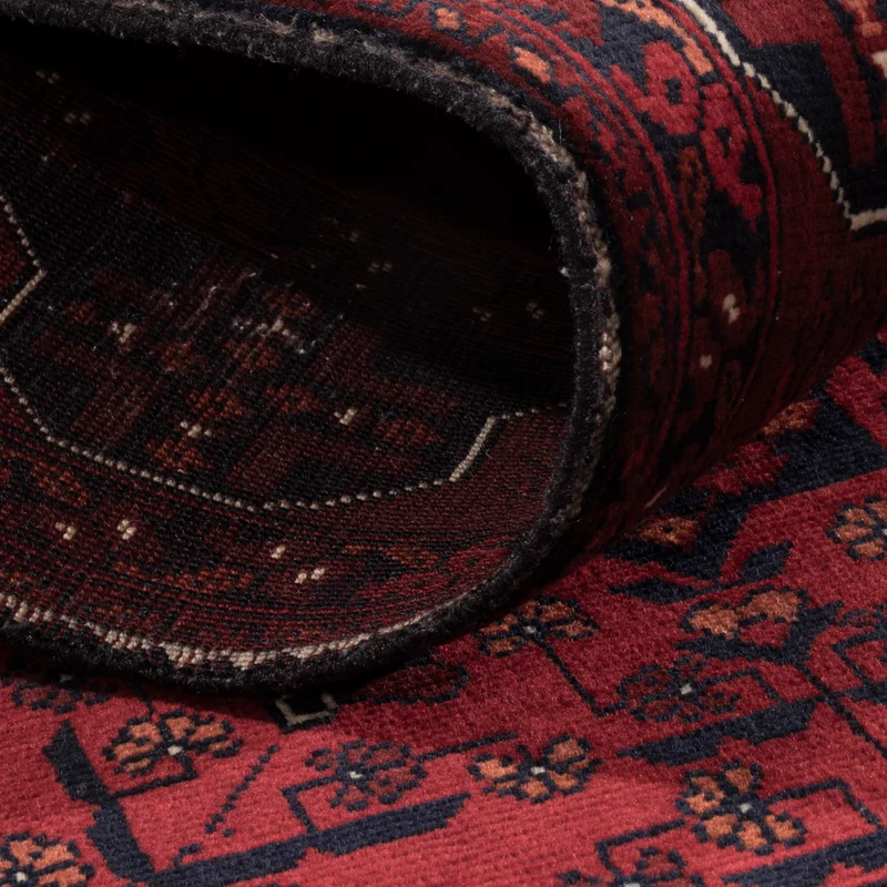 Afghan Teppich 101x147cm - Orientteppich - rot