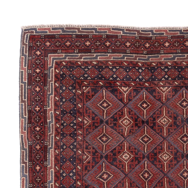 Kelim Afghan Teppich 147x194cm - mehrfarbig