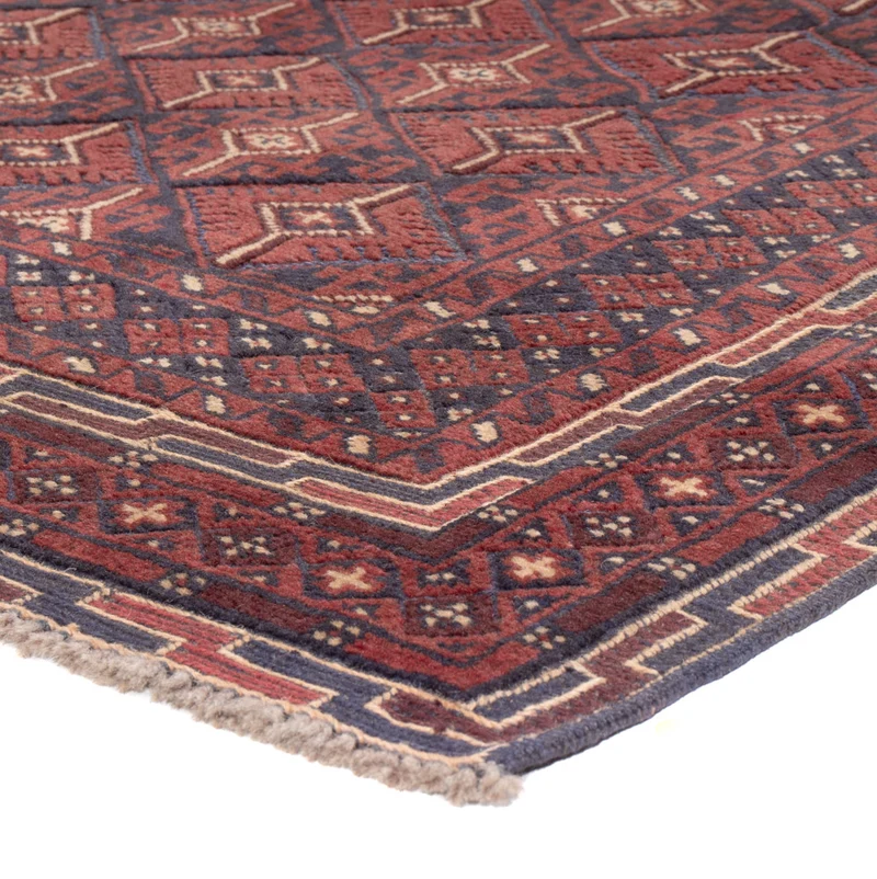 Kelim Afghan Teppich 147x194cm - mehrfarbig