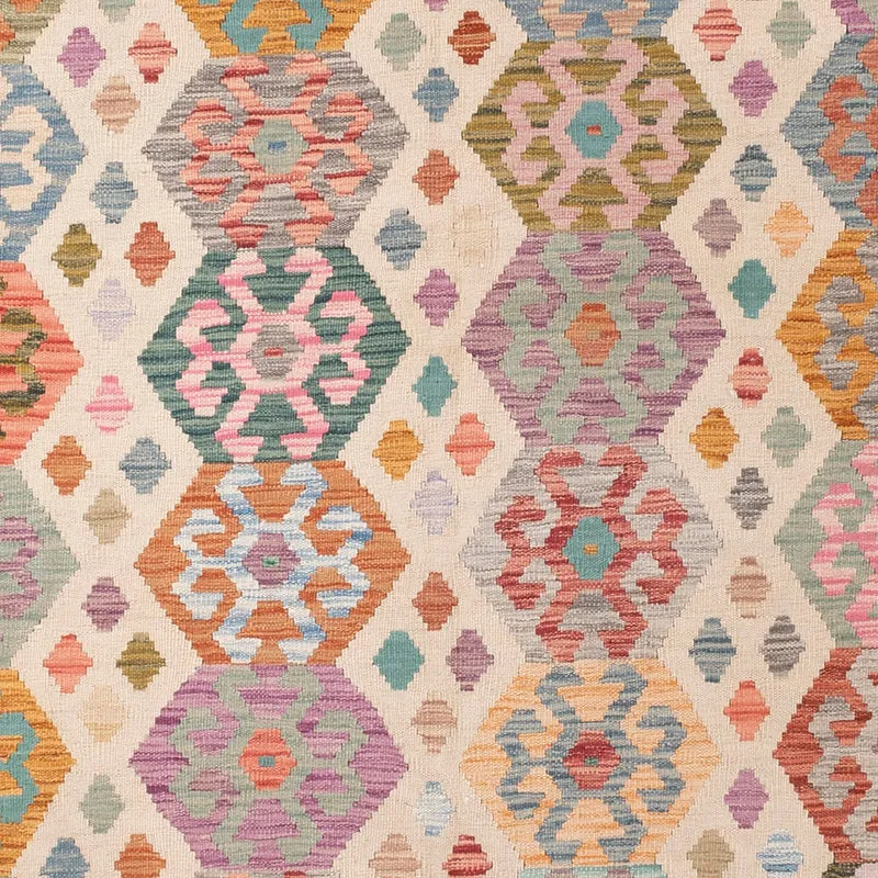 Kelim Maimene Teppich 250x287cm - bunt