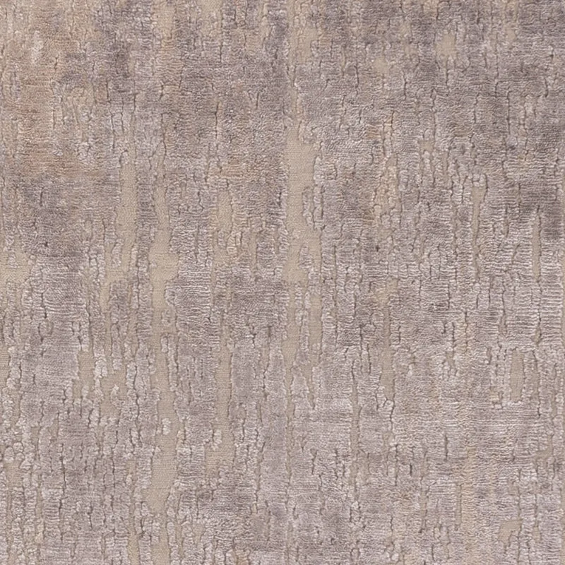 Designer Teppich 85x300cm - silber
