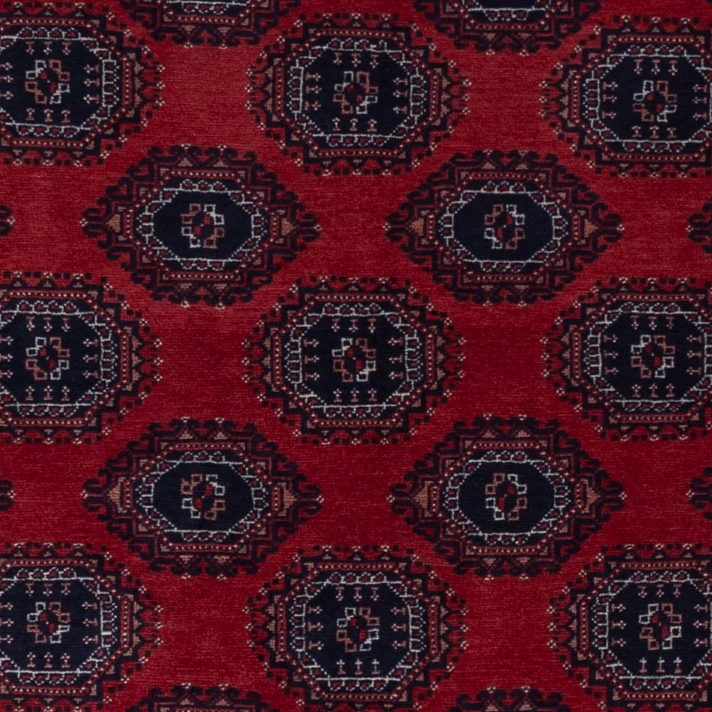 Afghan Teppich 103x146cm - Orientteppich - rot