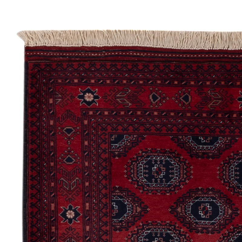 Afghan Teppich 103x146cm - Orientteppich - rot