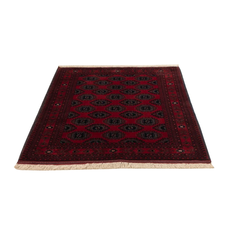 Afghan Teppich 103x146cm - Orientteppich - rot