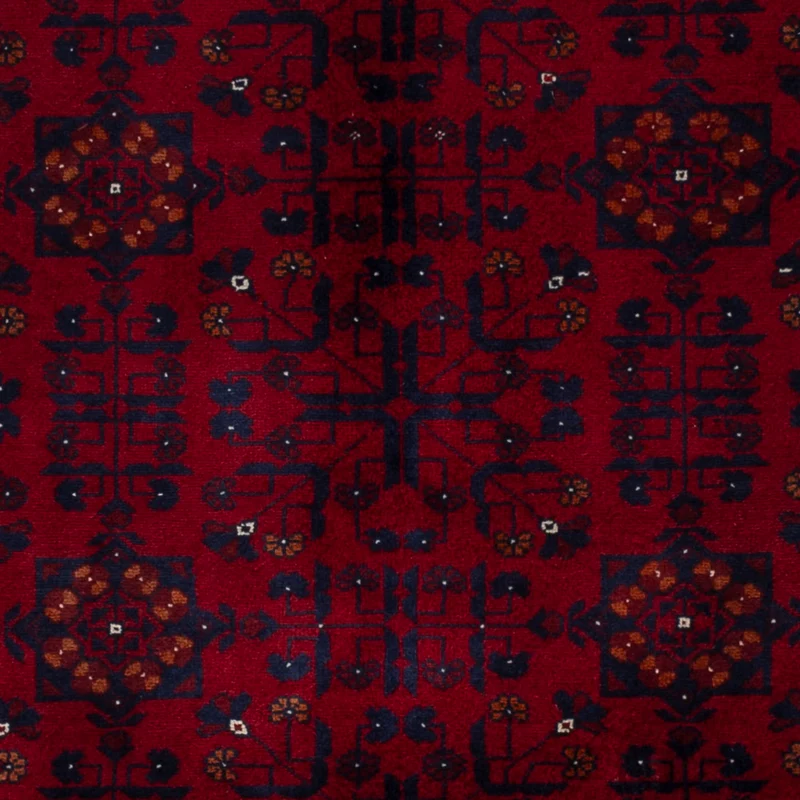 Afghan Teppich 100x144cm - Orientteppich - rot