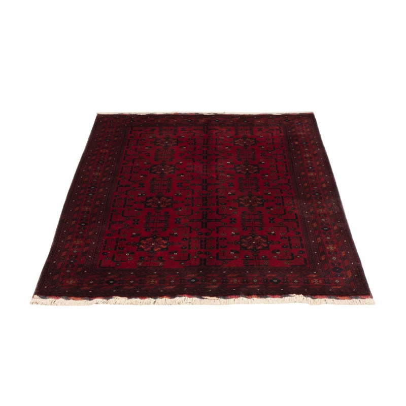 Afghan Teppich 100x144cm - Orientteppich - rot