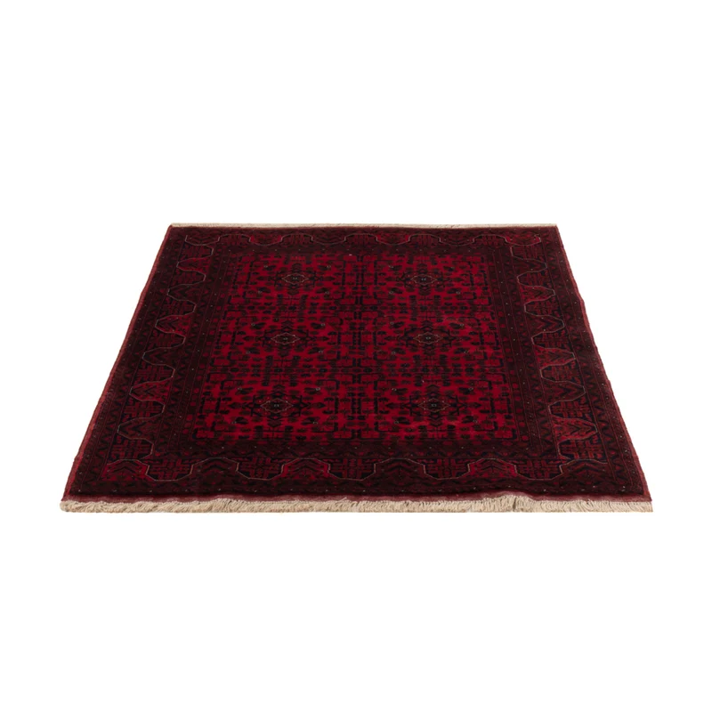 Afghan Teppich 102x146cm - Orientteppich - rot