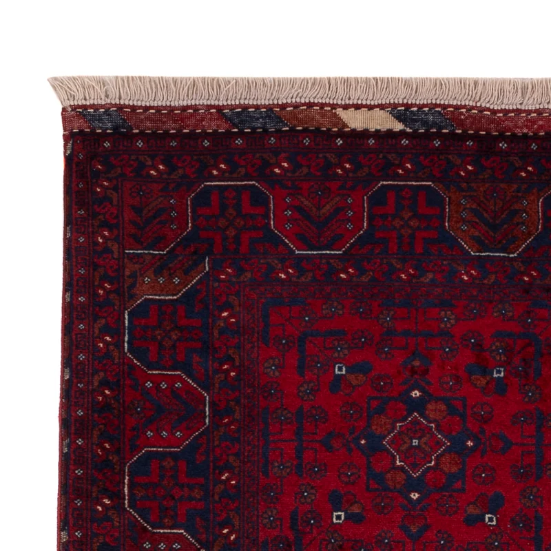 Afghan Teppich 103x140cm - Orientteppich - rot