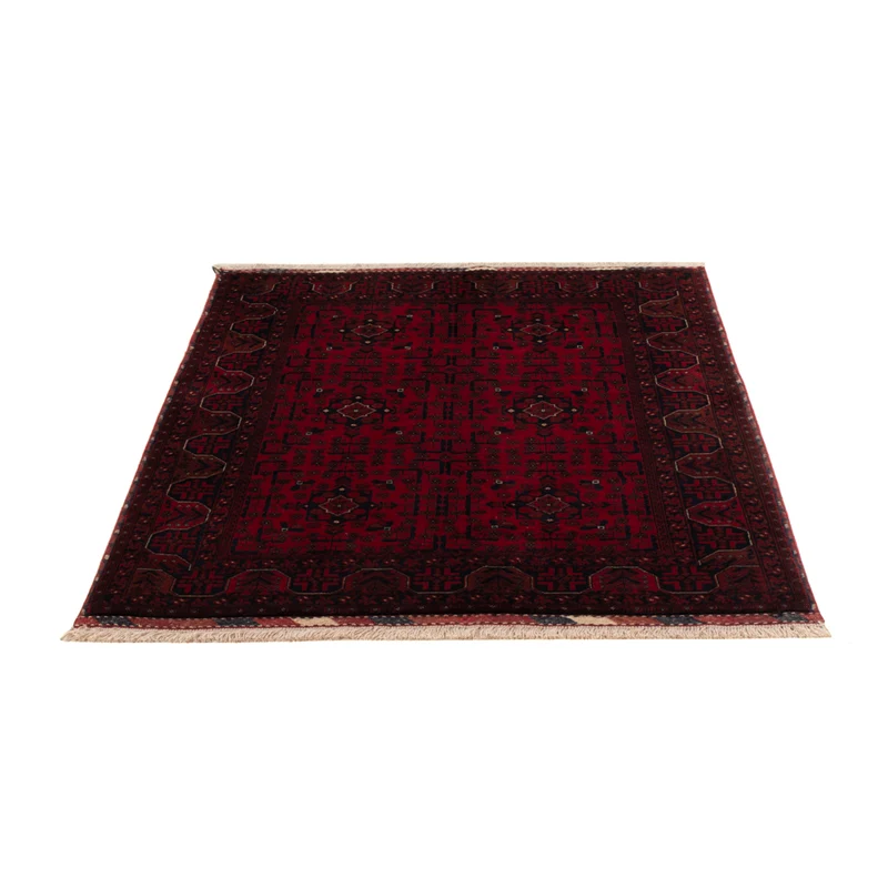 Afghan Teppich 103x140cm - Orientteppich - rot