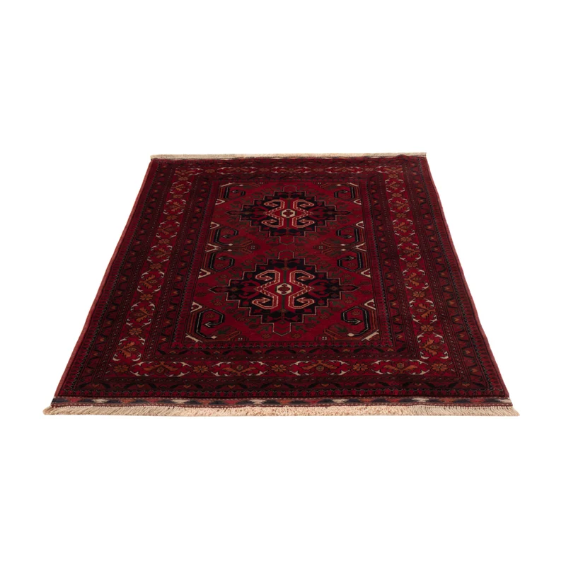 Afghan Teppich 99x149cm - Orientteppich - rot