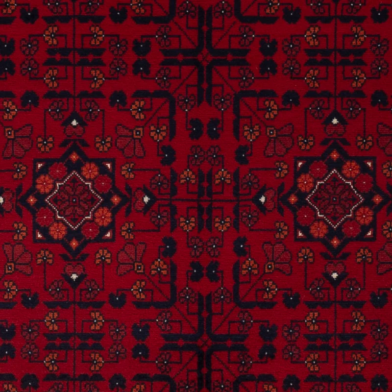Afghan Teppich 98x150cm - Orientteppich - rot
