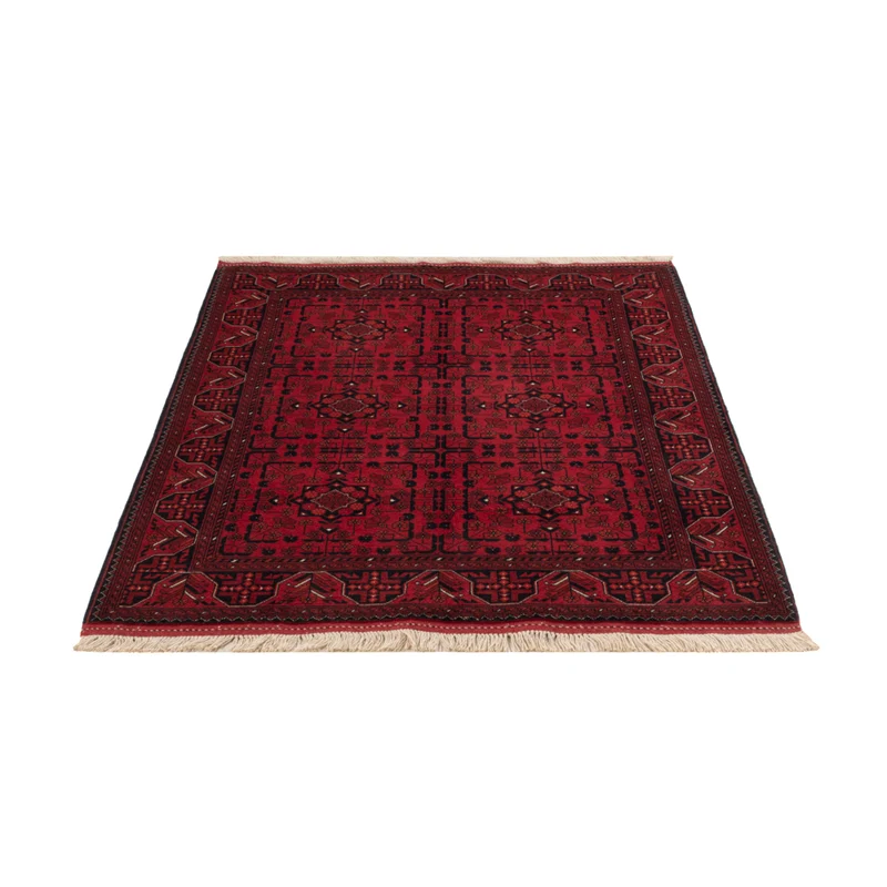Afghan Teppich 98x150cm - Orientteppich - rot
