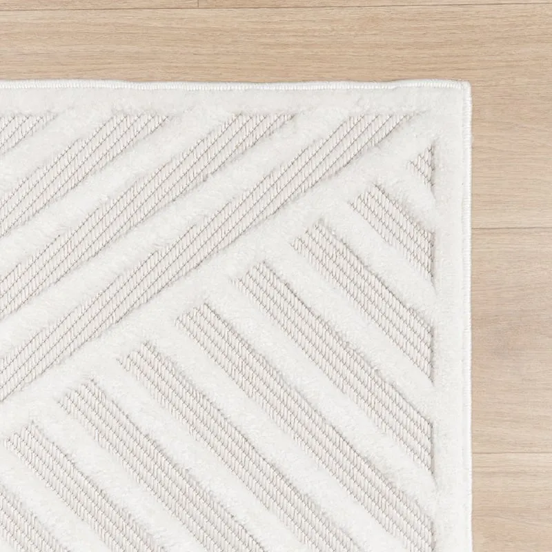 Teppich Modern - Nori Lines Weiß