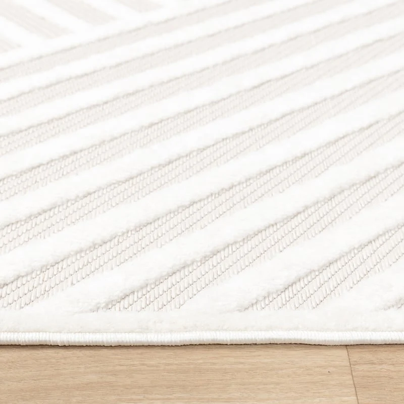Teppich Modern - Nori Lines Weiß