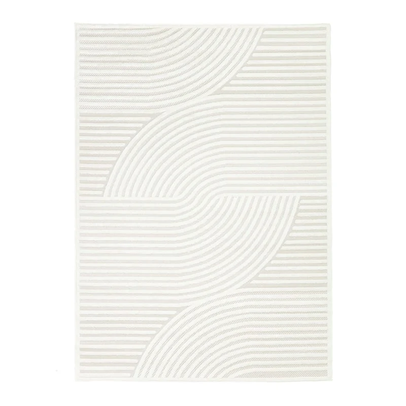 Teppich Modern - Nori Curves Weiß