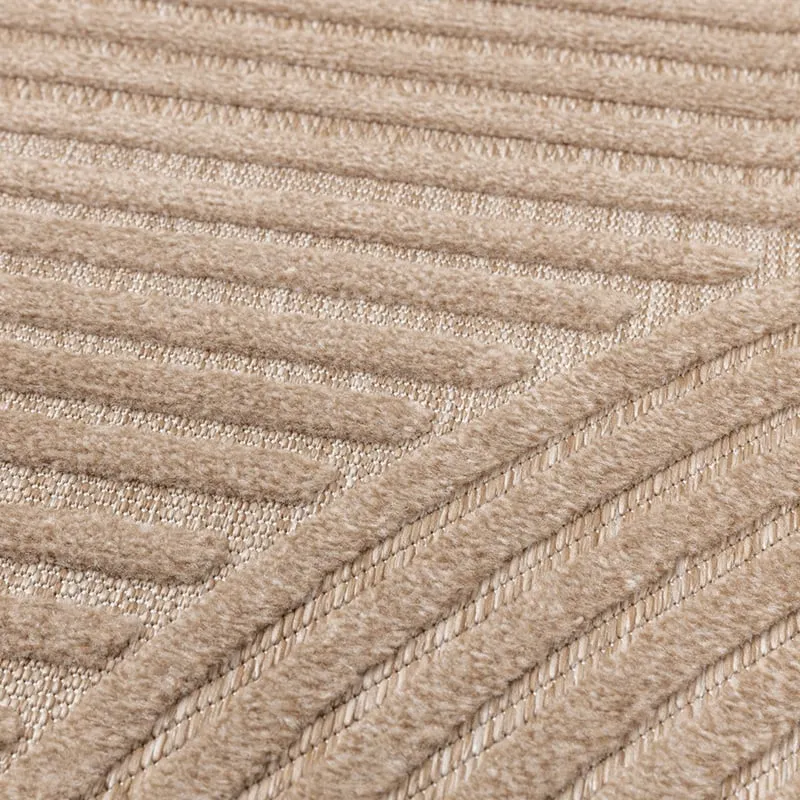 Teppich Modern - Nori Curves Taupe