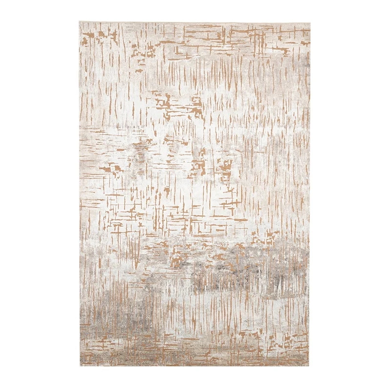 Teppich Modern - Hendrix Grunge Creme Terracotta