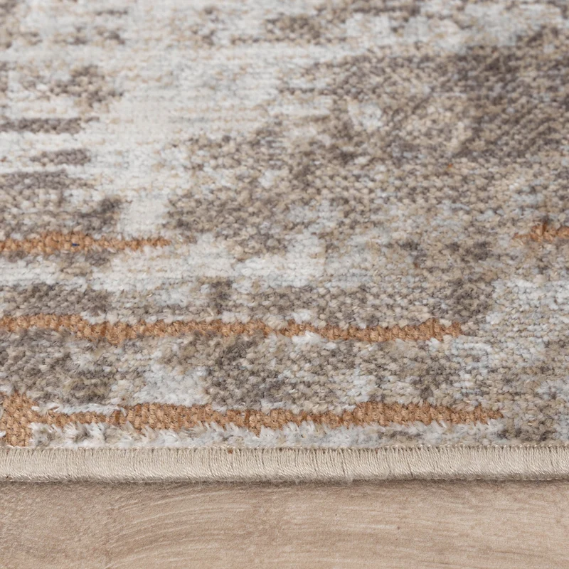 Teppich Modern - Hendrix Grunge Creme Terracotta