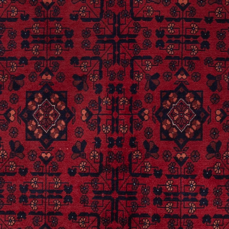 Afghan Teppich 101x149cm - Orientteppich - rot