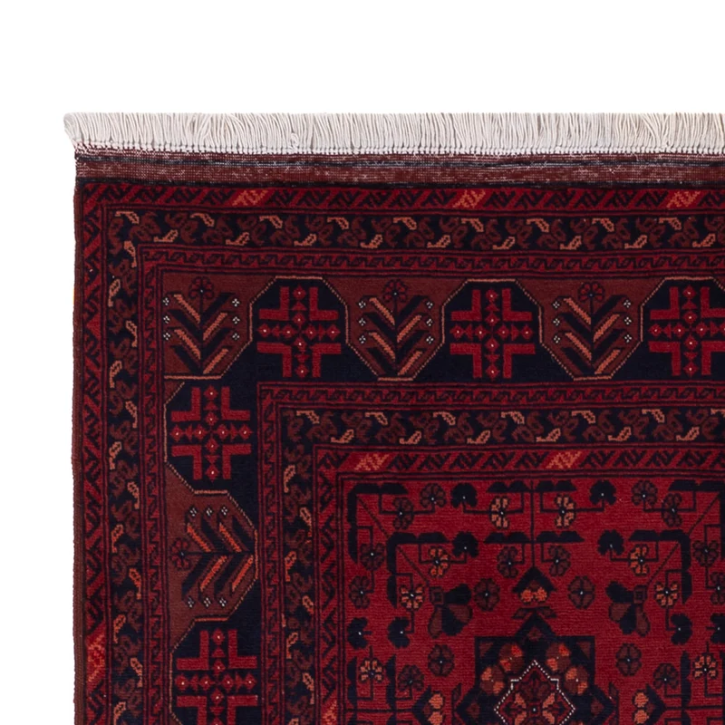 Afghan Teppich 101x149cm - Orientteppich - rot