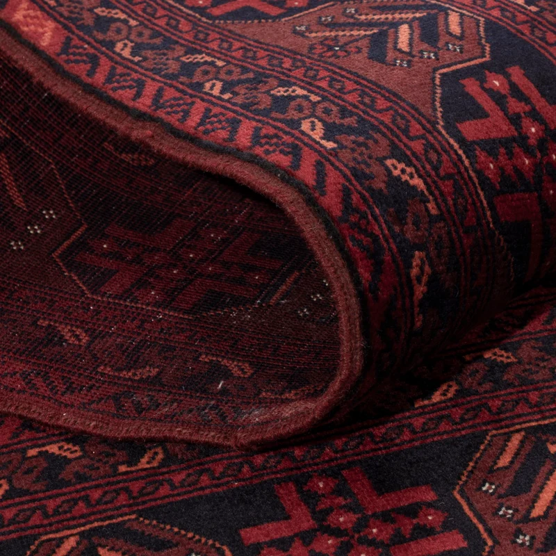 Afghan Teppich 101x149cm - Orientteppich - rot