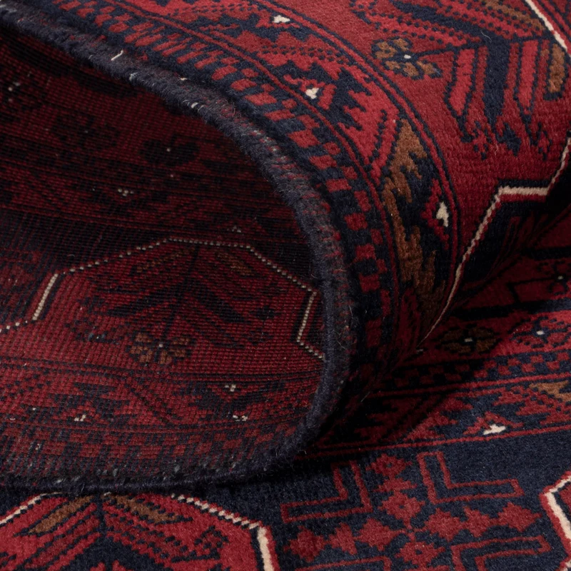 Afghan Teppich 104x148cm - Orientteppich - rot