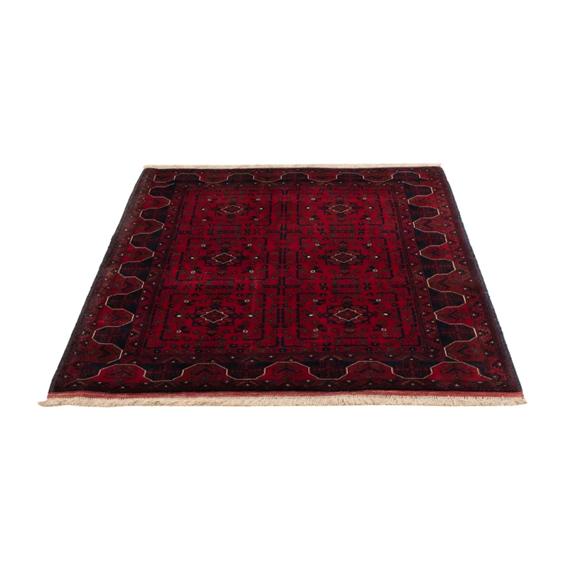 Afghan Teppich 104x148cm - Orientteppich - rot