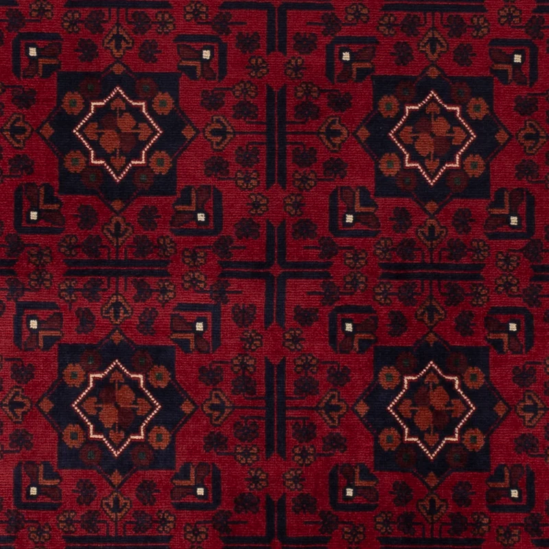 Afghan Teppich 99x154cm - Orientteppich - rot