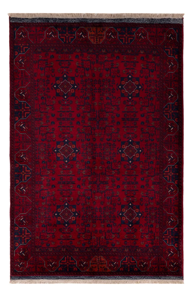 Afghan Teppich 103x151cm - Orientteppich - rot