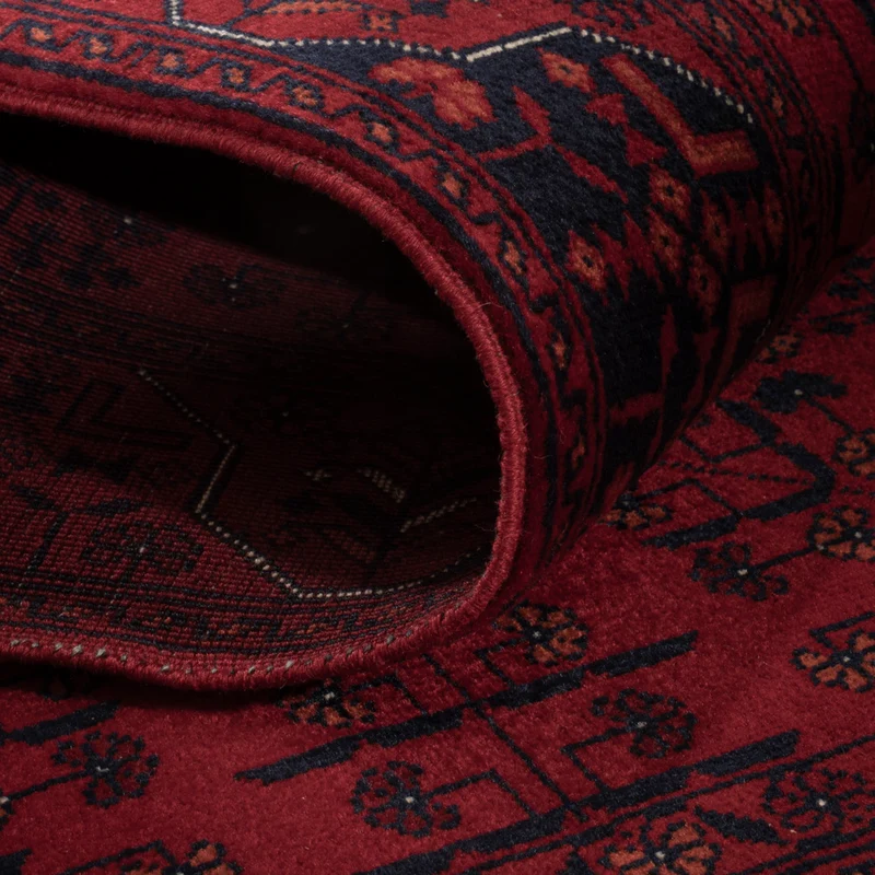 Afghan Teppich 103x150cm - Orientteppich - rot