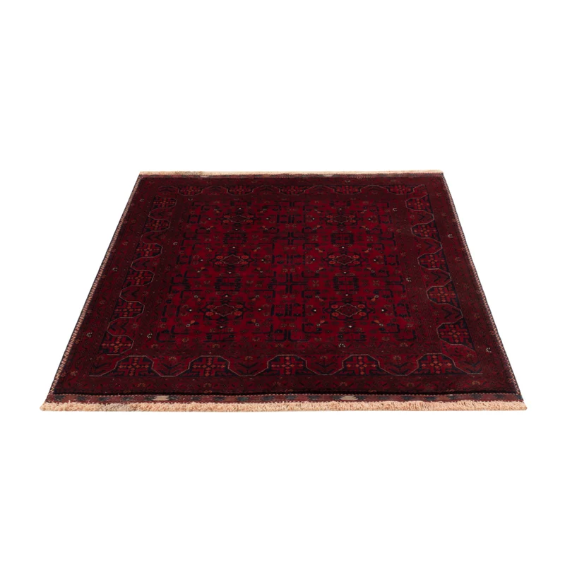 Afghan Teppich 103x146cm - Orientteppich - rot