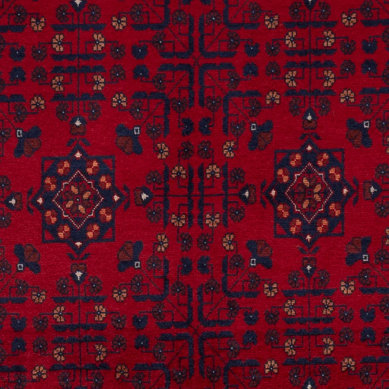 Afghan Teppich 104x152cm - Orientteppich - rot