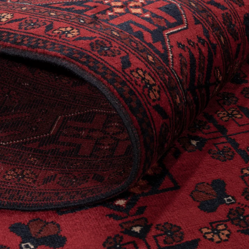 Afghan Teppich 104x152cm - Orientteppich - rot