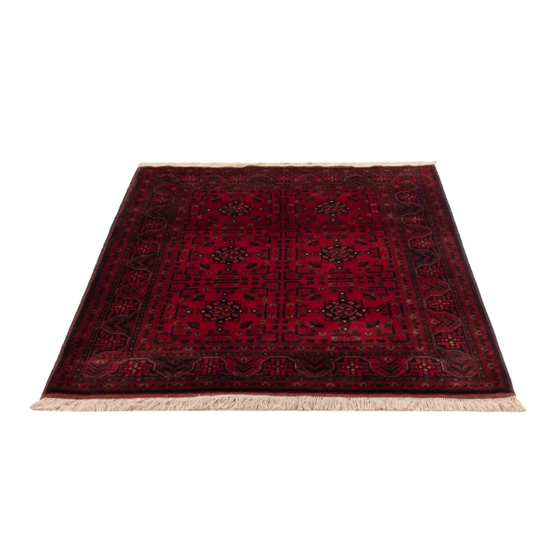 Afghan Teppich 104x152cm - Orientteppich - rot
