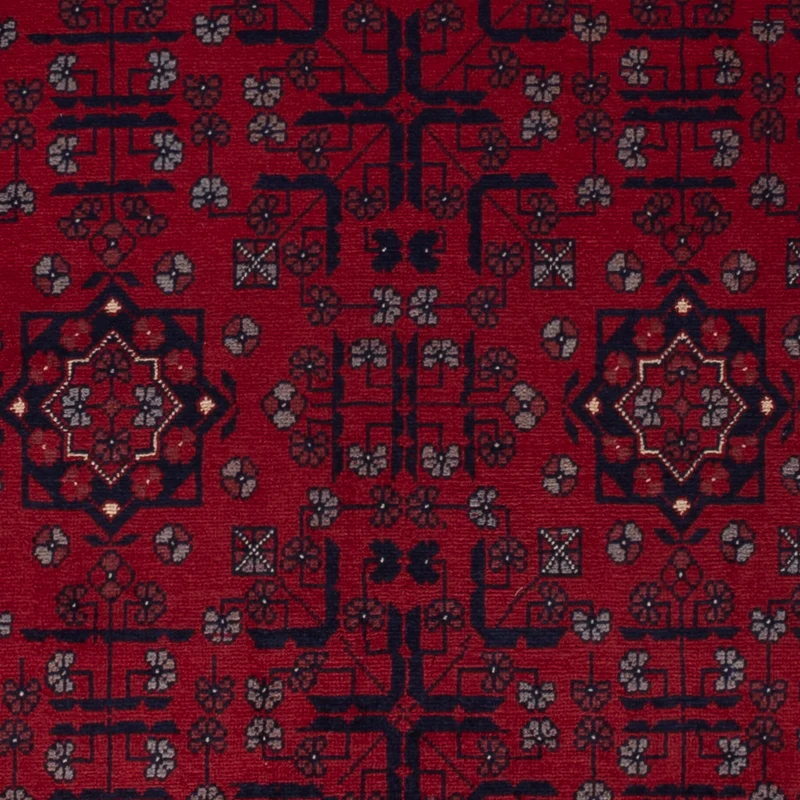 Afghan Teppich 102x150cm - Orientteppich - rot