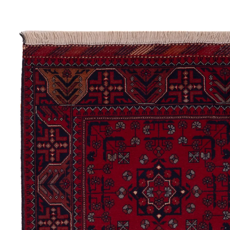 Afghan Teppich 102x150cm - Orientteppich - rot