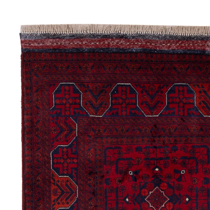 Afghan Teppich 103x147cm - Orientteppich - rot