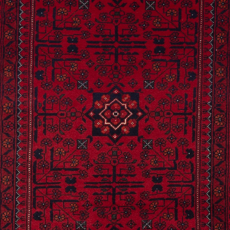 Afghan Teppich 97x152cm - Orientteppich - rot