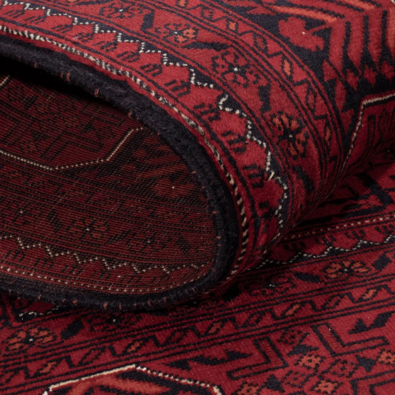 Afghan Teppich 97x152cm - Orientteppich - rot